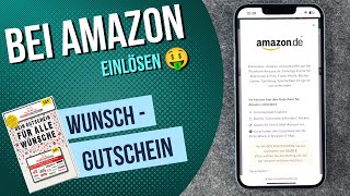 Wunschgutschein bei Amazon einlösen Wie geht das [upl. by Leirbma]