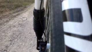 Cannondale Lefty PBR 100 second Test Ride [upl. by Wolfy926]