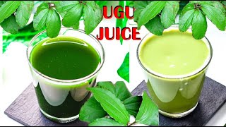 Super Potent Natural Blood Booster  Tonic For Iron Deficiency  How To Make Ugu Juice [upl. by Ellehcim]