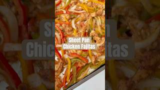 Sheet Pan Magic Sheet Pan Chicken Fajitas Quick easy delicious amp healthy foodie dinner [upl. by Marbut873]