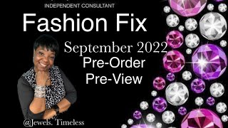 Fashion Fix September 2022  Paparazzi Jewelry  PreView Live  With TTJ [upl. by Pardoes16]