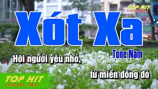 Xót Xa Lam Phương Karaoke Tone Nam Nhạc Sống  TOP HIT KARAOKE [upl. by Nage]