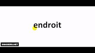 French pronunciation  endroit [upl. by Eugeniusz16]