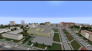 Pripyat before the Chernobyl Disaster V30 Minecraft [upl. by Atterys845]