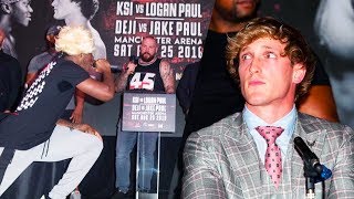 KSI VS LOGAN PAUL PRESS CONFERENCE HIGHLIGHTS [upl. by Innavoig]