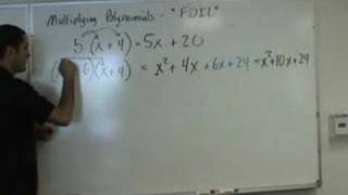 Algebra  FOIL Multiplying Binomials [upl. by Timotheus]