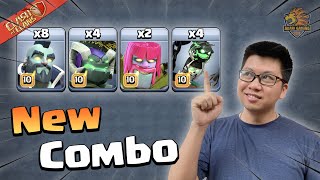 TOP 5 COMBO Dễ Đánh Nhất Sự Kết Hợp Điên Rồ Halloween Clash of clans  Akari Gaming [upl. by Mallis]