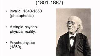 Gustav Fechner and Psychophysics HPsy 44 [upl. by Averat]