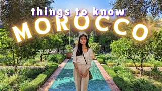 Things To Know Before Going To Morocco [upl. by Enomar]