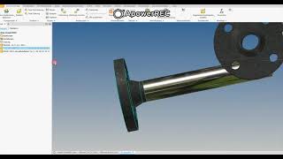 Autodesk Inventor 2020 Rohr und Flansche Konstruktion 3D [upl. by Niltiac152]