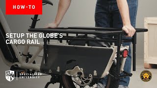 GLOBE  How to install the Cargo Rail on the Specialized Globe Haul LT [upl. by Carolus]