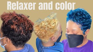 Relax and color in the same day Essations relaxer [upl. by Duhl]