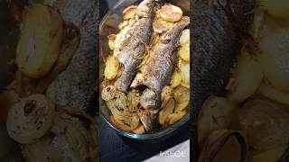 Poisson Bar au four shorts shortvideo [upl. by Nwhas]