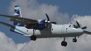 FullHD RARE Vulkan Air Antonov AN26 landing amp takeoff at GenevaGVALSGG [upl. by Eutnoj]