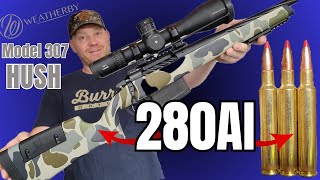 280AI  First Shots and Sighting In Weatherby Model 307 HUSH Edition [upl. by Mauretta659]