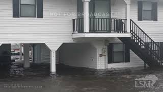 08302023 Steinhatchee FL  Hurricane Idalia crazy storm surge slams boats into bridge homes [upl. by Nraa]