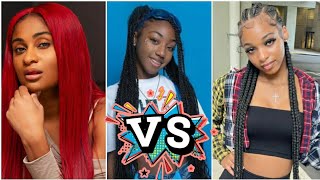 Kinigra Deon VS Arii Babyy Kinigra Deon VS Delina Hillock Lifestyle Comparison By Mixworld [upl. by Berkie]