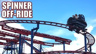 Spinner OffRide Footage Skara Sommarland Maurer Spinning Coaster  NonCopyright [upl. by Hoshi]