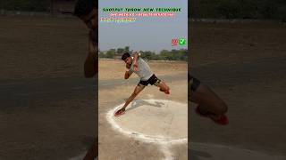 Shotput Throw New Technique Try kiya One week Results Dekhte haisportsshotputLong jump [upl. by Orofselet]