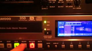 Tascam DVRA1000  Record amp Finalize a CDR  NRCC [upl. by Asilrahc186]