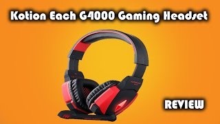 Kotion Each G4000 Gaming Headset Review [upl. by Ensign]