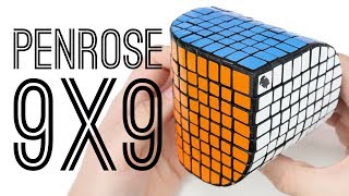 9x9 Penrose Cube Unboxing  Solve  Ogre Cubes [upl. by Asirram274]