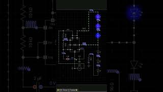 Led flip flop circuit 555 ic [upl. by Cohl536]