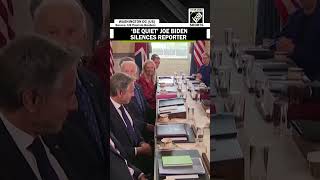 US President Joe Biden silences reporter during meeting with UK PM Starmer says ‘Be Quiet’ [upl. by Mcquillin]