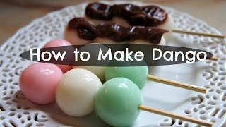 How to Make Dango  Andango amp Hanami Recipe [upl. by Llenrahs859]