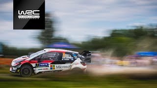 WRC  Neste Rally Finland 2018 Highlights Stages 1619 [upl. by Zoe]