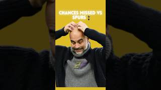 Manchester Citys SHOCKING Missed Chances vs Spurs [upl. by Stahl]