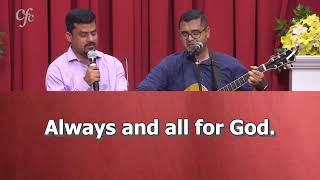 24th Nov 2024  CFC Bangalore Sunday Church Service [upl. by Aerdnat189]