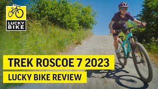 TREK ROSCOE 7 2023 REVIEW  vielseitiges Hardtail für volle Kontrolle im Gelände [upl. by Ativ]