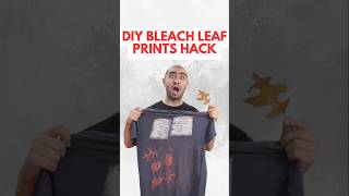 DIY Bleach Leaf Prints Hack [upl. by Gnaw71]