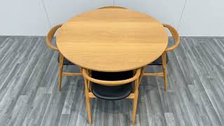 Hans Wegner oak dining set for Getama [upl. by Wahlstrom24]