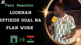 Fan Reaction  Nigeria 1  0 Libya Afcon qualifier [upl. by Coralyn]