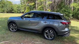 2022 Infiniti QX60 LUXE AWD SUV Walkaround  POV Drive [upl. by Evonne]