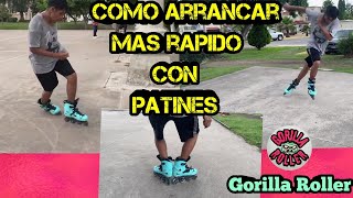 💥 ¡COMO PATINAR MAS RÁPIDO EN PATINES Como arrancar el patinaje mas rápido💥 [upl. by Homere261]