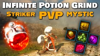 Black Desert Online BDO  Infinite Potion Grind  Striker  Mystic PVP [upl. by Trudy]