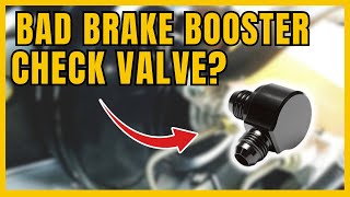 7 Symptoms of a Bad Brake Booster Check Valve  How To Know If Brake Booster Check Valve is BAD [upl. by Eimmelc25]