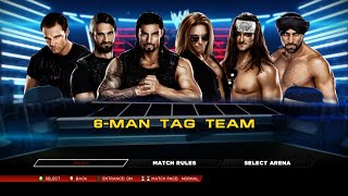 WWE 2K14  The Shield vs 3MB [upl. by Evannia424]