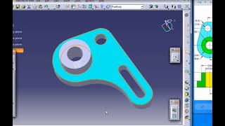 DESIGN A MECHANICAL PART IN CATIA V5 [upl. by Bouley]