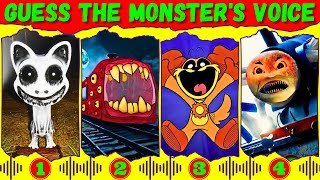 NEW 2024 Guess Monster Voice Zoonomaly Train Eater DogDay Spider Thomas Coffin Dance [upl. by Rebecca]