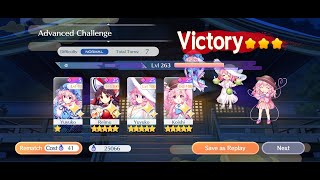 Touhou LostWord  Advanced Challenge 7 Turns 41sp [upl. by Ailyn676]