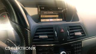 Mercedes E W207 Bluetooth Audio  Bluetooth Müzik [upl. by Cavil837]