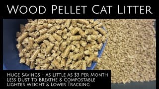 Cheap Pellet Cat Litter  Save Big amp Breathe Easier  plus a 1 DIY Sifter [upl. by Norvall]