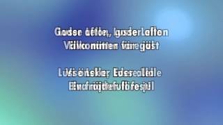 Goder Afton amp Lusse Lelle karaoke  lyrics [upl. by Atinreb]