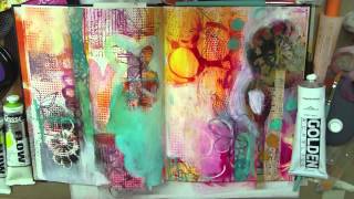 art journal  mixed media PLAY by traci bautista [upl. by Cathie]