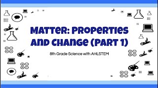 8th Grade Science EOG Review  Matter Properties and Change Part 1 [upl. by Leinadnhoj]