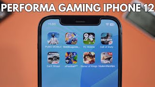 MASIH KUAT GAMING NYA IPHONE 12 IOS 181 GAMING TEST DI TAHUN 2024 [upl. by Annoel178]